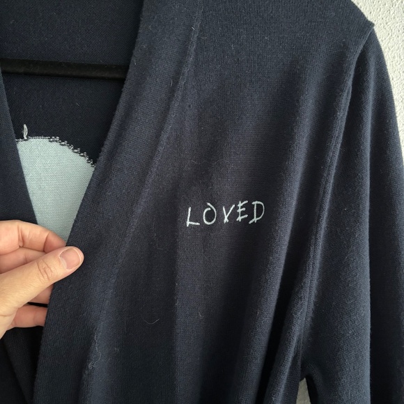 Kerri Rosenthal X Roller Rabbit London Long Navy Cardigan - Picture 4 of 13